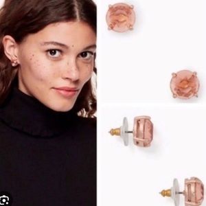 Kate Spade New York Rise and Shine Stud Earrings Light Peach